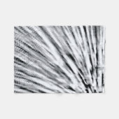 グレーのピクセル風 フリースブランケット (正面(横))