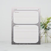 グレーのフェードクラスの渦巻きレシピページ (スタンド正面)