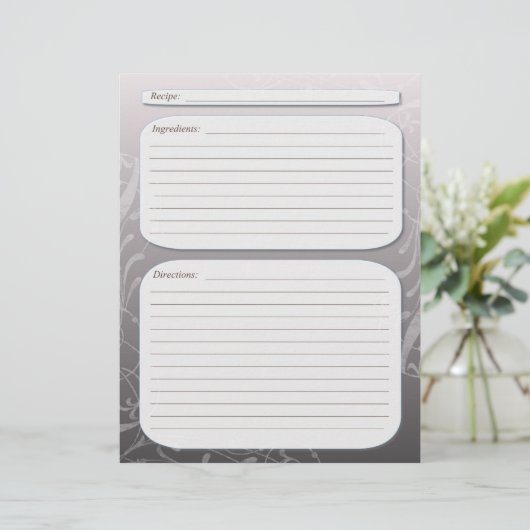 グレーのフェードクラスの渦巻きレシピページ (スタンド正面)