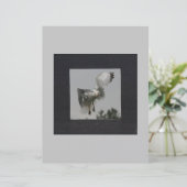 グレーのフォトフレーム上の黒い四角 (スタンド正面)