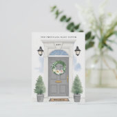 グレーのフロントドアの動きの発表 ポストカード (スタンド正面)