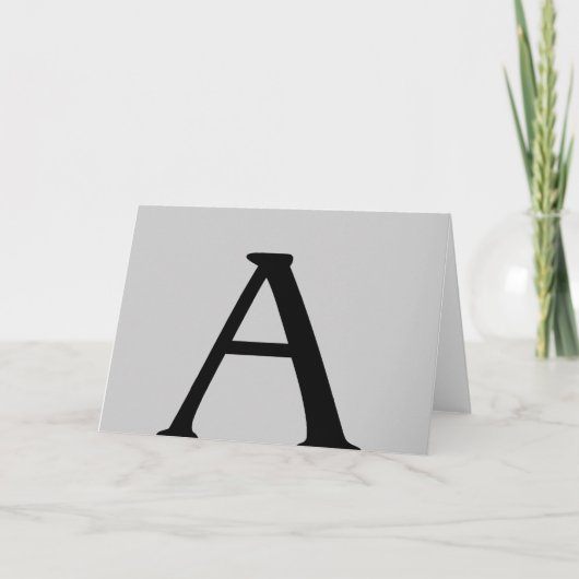 グレーのブラックノートカードを1グラム ノートカード (正面)