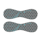 グレーのプレート、四角形の下のシアンの画像 野球ボール (パネル)