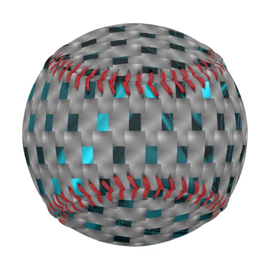 グレーのプレート、四角形の下のシアンの画像 野球ボール (正面)