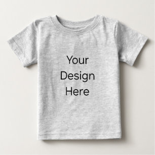 グレーのベビーTシャツ ベビーTシャツ