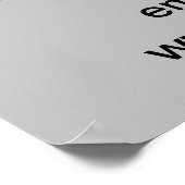 グレーのポスターのビジネスの新年の販売 ポスター (角)