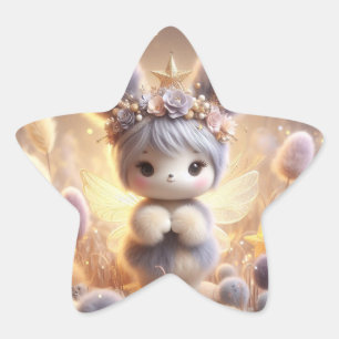 グレーのマニュファニー 星シール