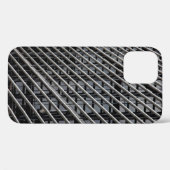 グレーのメタルフレーム Case-Mate iPhoneケース (裏面 (横))