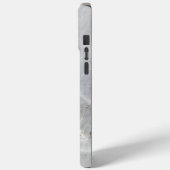 グレーのライト大理石のテクスチャ背景 Case-Mate iPhoneケース (裏面 / 左)