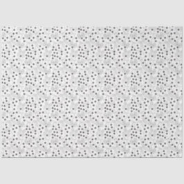 グレーのリボン & ダークグレーのドット 薄葉紙