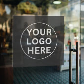 グレーのロゴ l プロフェッショナルな企業ビジネスプロモ ウィンドウサイン