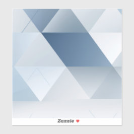 グレーの三角形の背景(文字宇宙) シール