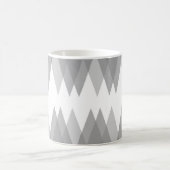 グレーの三角形 コーヒーマグカップ (中央)