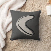 グレーの中モダン世紀型装飾用クッション クッション (ブランケット)