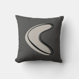 グレーの中モダン世紀型装飾用クッション クッション