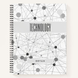 グレーの主題におけるEdgy BOHOの構成 ノートブック