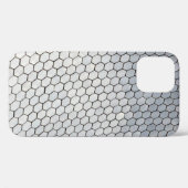 グレーの八角形アート Case-Mate iPhoneケース (裏面 (横))