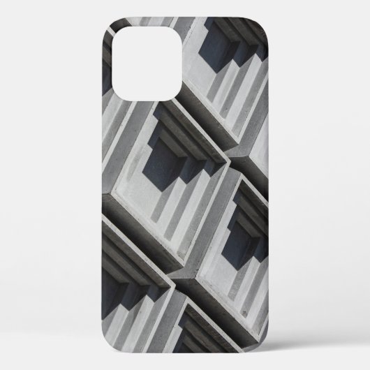 グレーの写真を閉じる建物 Case-Mate iPhoneケース (裏面)