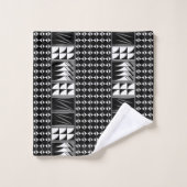 グレーの南西の羽の恵み バスタオルセット (ウォッシュタオル)