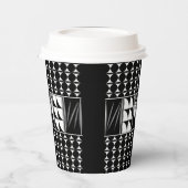 グレーの南西の羽の恵み 紙コップ (左)