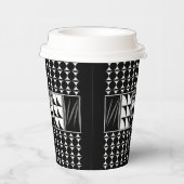 グレーの南西の羽の恵み 紙コップ (右)