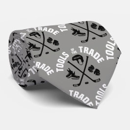 グレーの取引のホッケーツール ネクタイ