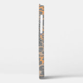 グレーの口ひげとヒョウのプリント Case-Mate iPhoneケース (裏面 / 左)