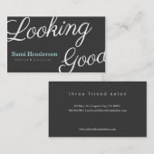 グレーの名刺が似合う 名刺 (正面/裏面)