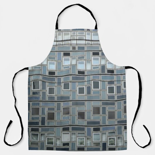 グレーの壁絵を描の建物 エプロン (正面)