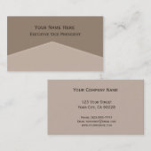 グレーの大きさの中心点 名刺 (正面/裏面)