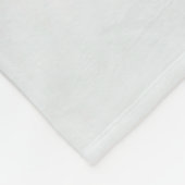 グレーの子猫なめ雪 フリースブランケット (角)