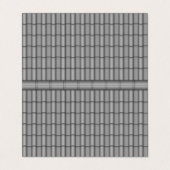 グレーの屋上おもしろいスタイル名刺 名刺 (外部フラット)