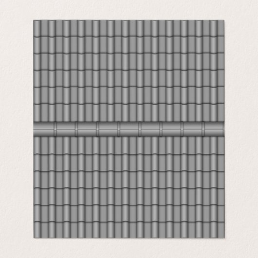 グレーの屋上おもしろいスタイル名刺 名刺 (外部フラット)