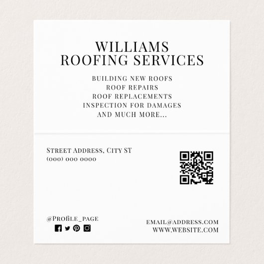 グレーの屋上おもしろいスタイル名刺 名刺 (内部フラット)