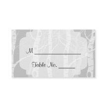 グレーの座席表に結婚ある冬の木