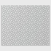 グレーの折り返し紙 ラッピングペーパー (フラット)