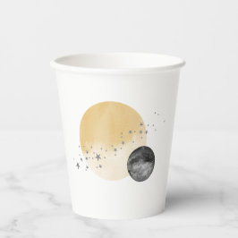 グレーの最初ののまわりに旅ザ・サン 紙コップ