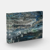 グレーの海'19アクリル絵画の夢 フォトブロック (左)