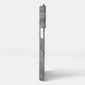 グレーの溝深いレトロファンキースワールヴィンテージを絞る iPhoneケース (右側面)