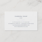 グレーの玉 |色ブロモダンック 名刺 (裏面)