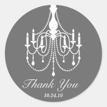 グレーの白のシャンデリア ありがとう