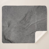 グレーの石のテクスチャ（黒と白） シェルパブランケット (正面(横))