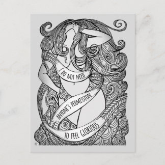 グレーの素敵なポストカード ポストカード