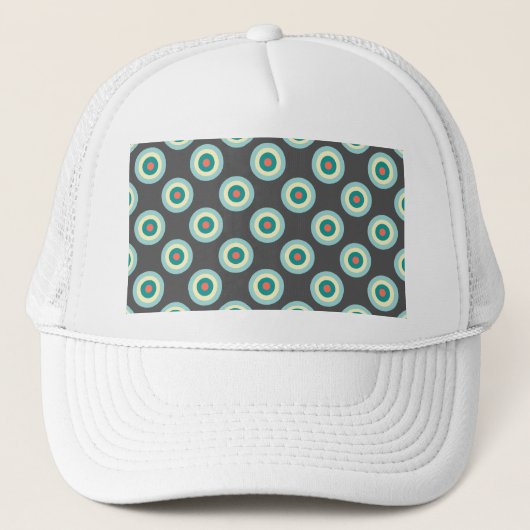 グレーの組み合わせ円(by Shirley Taylor) キャップ (正面)