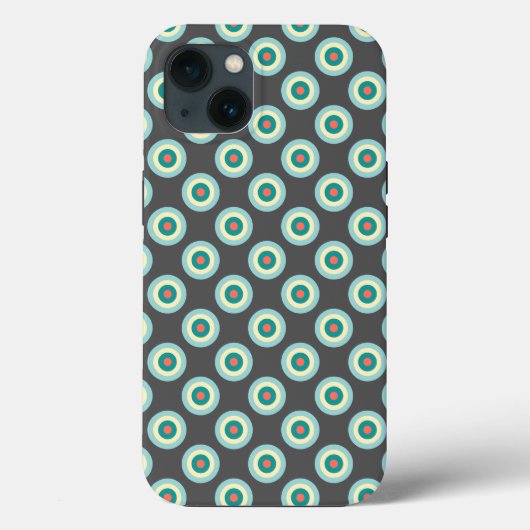 グレーの組み合わせ円(by Shirley Taylor) Case-Mate iPhoneケース (裏面)
