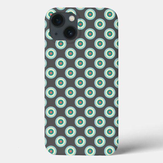 グレーの組み合わせ円(by Shirley Taylor) Case-Mate iPhoneケース (裏面)