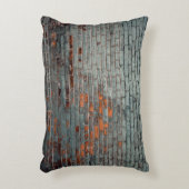 グレーの絵を描壁 アクセントクッション (正面(垂直))