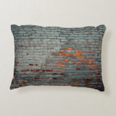 グレーの絵を描壁 アクセントクッション (裏面)