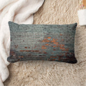 グレーの絵を描壁 ランバークッション (ブランケット)