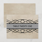 グレーの縁ど表番はがき ポストカード (正面/裏面)